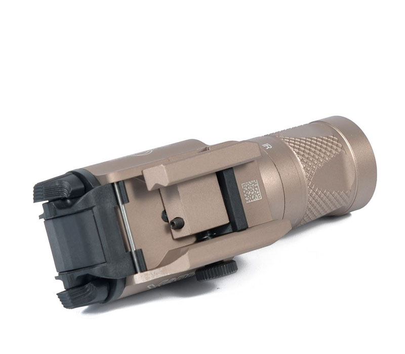 Surefire X400V Flashlight White and IR Output With Red Laser Tan